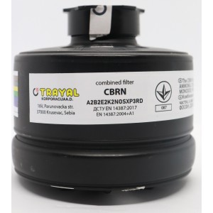Комбинированный фильтр Trayal  СBRN А2В2Е2К2NOSXР3RD. Photo 2